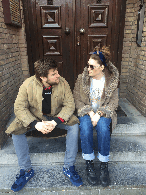 Dames lammy coat met capuchon- L/XL