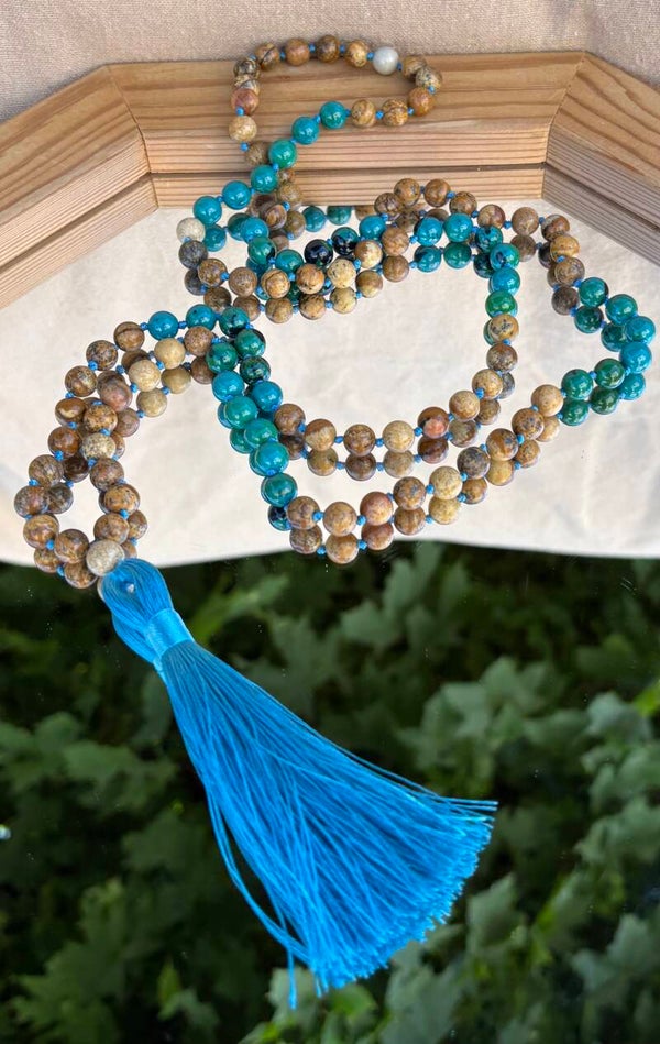 Chrysocolla / Landschaps Jaspis mala