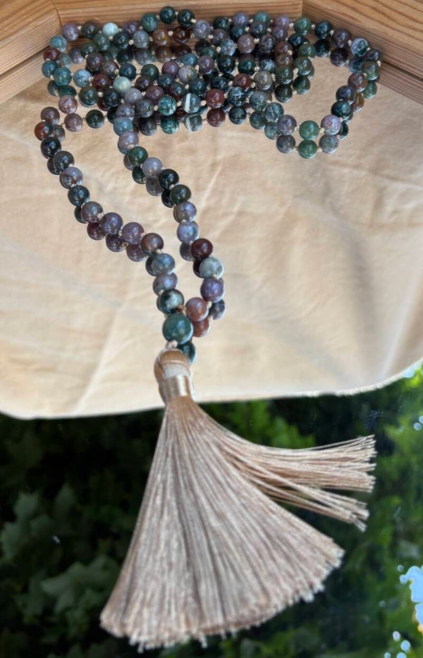 India Agaat mala 8mm
