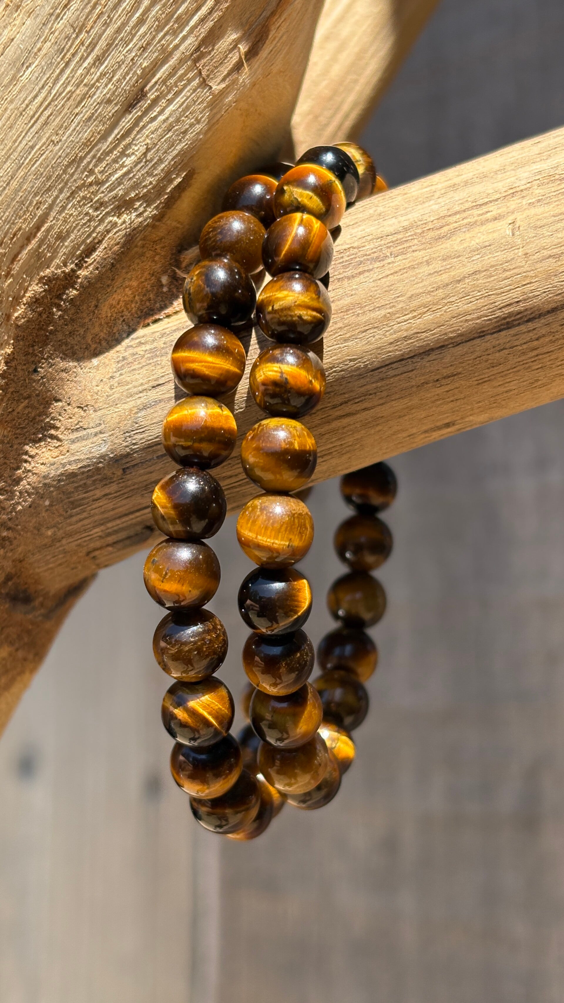Tijgeroog armband 8 mm