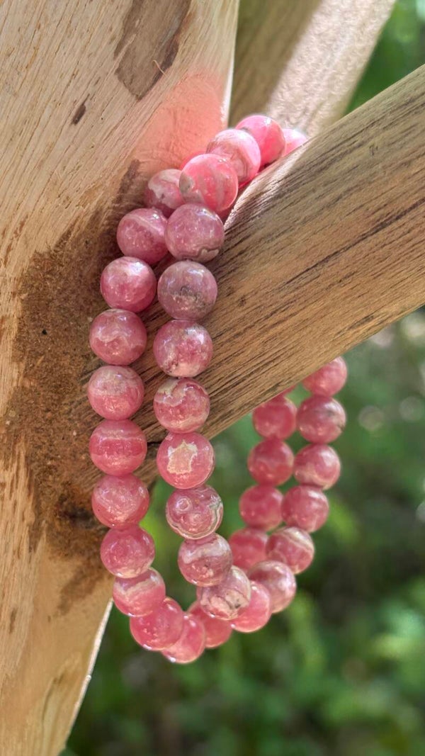 Rhodochrosiet AA armband 8mm