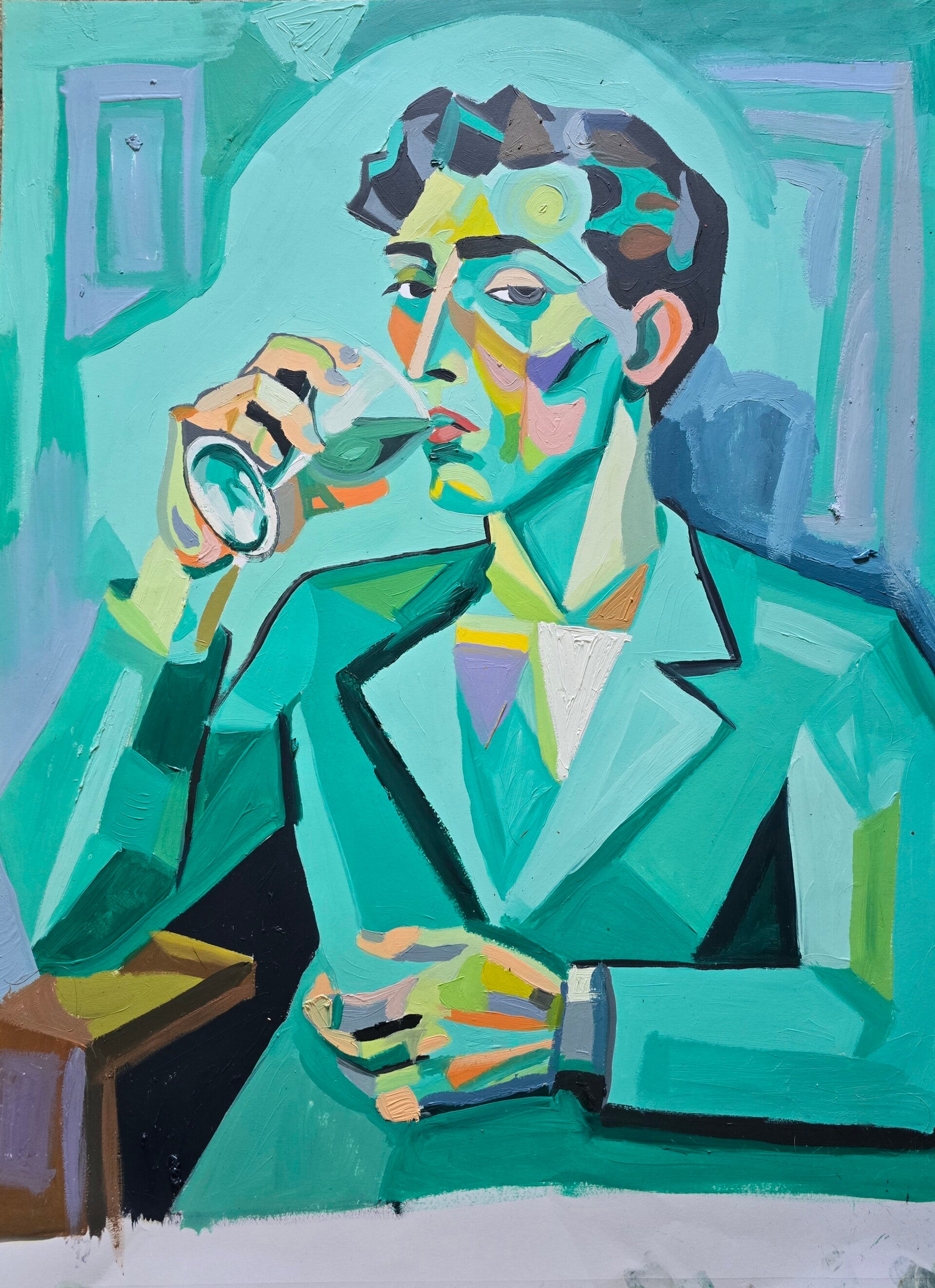 Man drinking