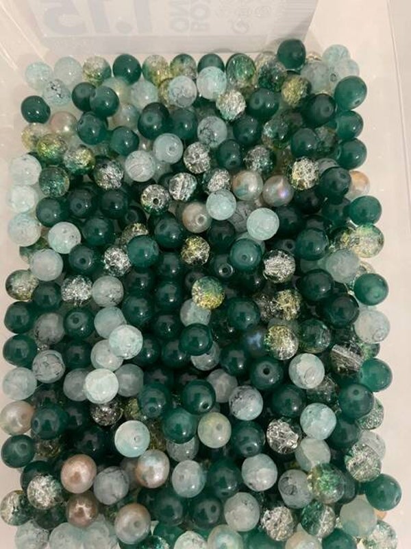 Green Oase glas kralen