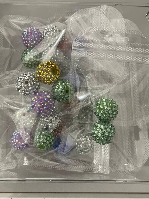 Bling bling Acryl Kralen