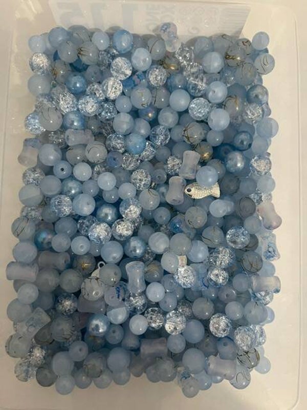 Ocean Blue Glas kralen