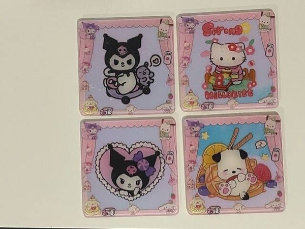 Sanrio Roze Vierkant 8 cm