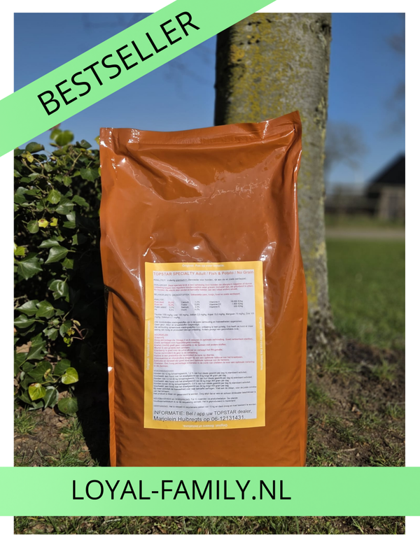 Topstar Specialty Fish & Potato Graanvrij ADULT 15KG - MEEST GEKOZEN