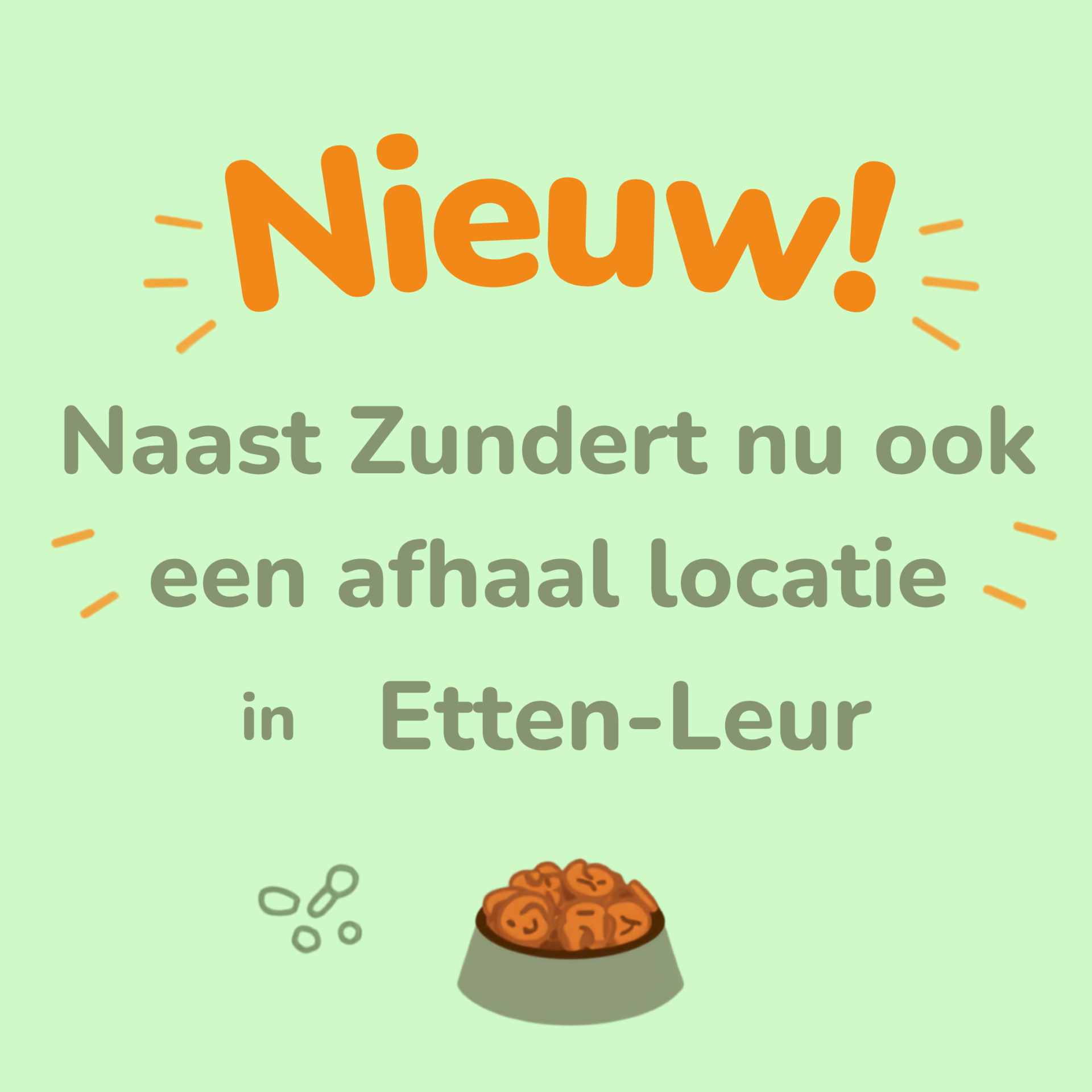 Nieuw afhaalpunt in Etten-Leur bij Trimsalon Bella, brokken afhalen na bestellen