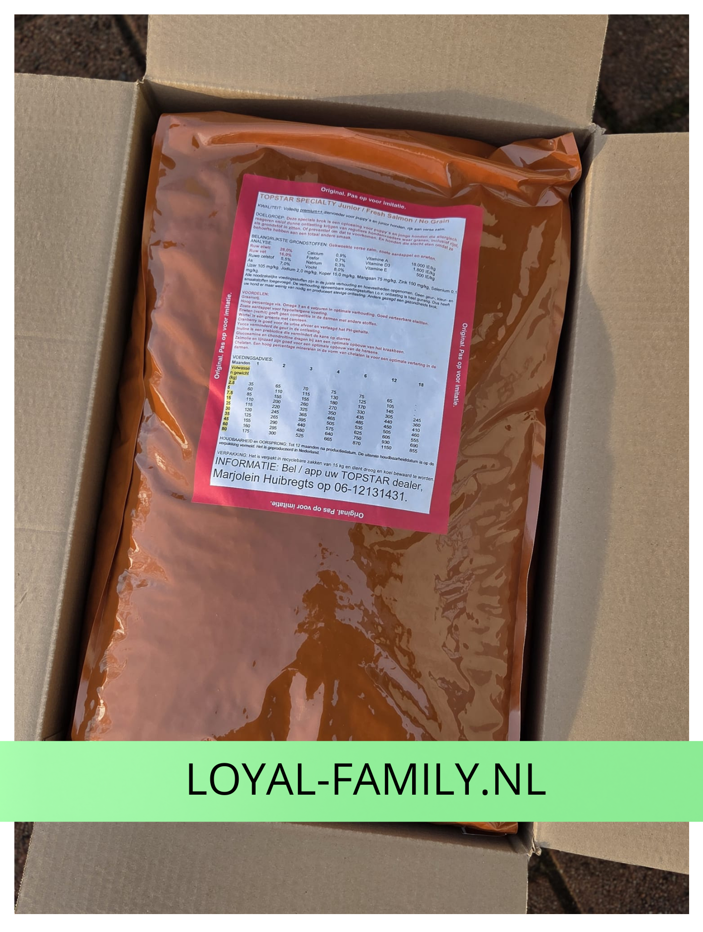 Topstar Specialty Fresh Salmon Graanvrij JUNIOR 15KG