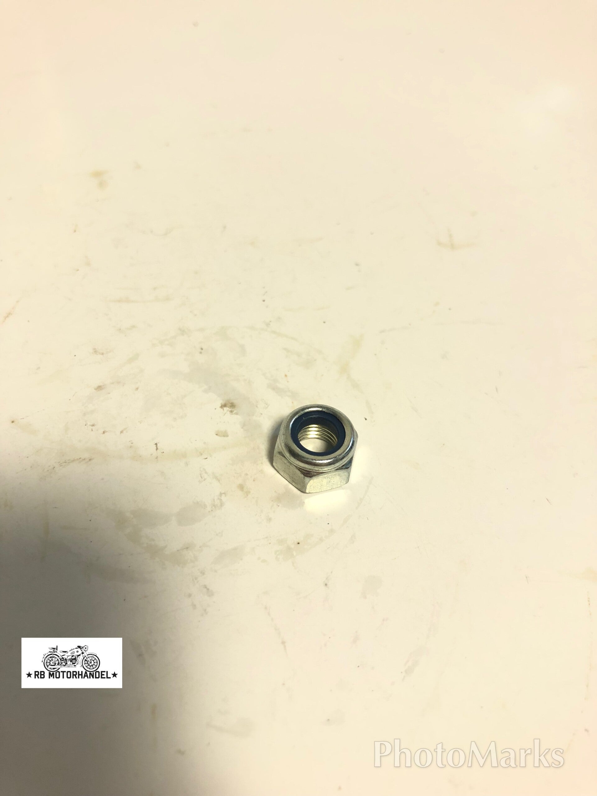 Zelfborgende moer M8x1 metrisch fijn 8.8