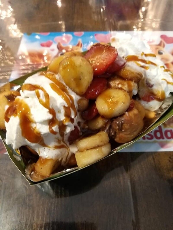 B-Pearls met aardbei en banaan