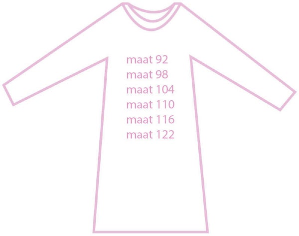 kleedje lange mouw