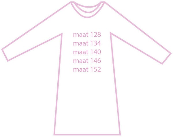 kleedje lange mouw