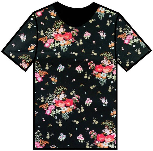 bloemetje met goud glittertje