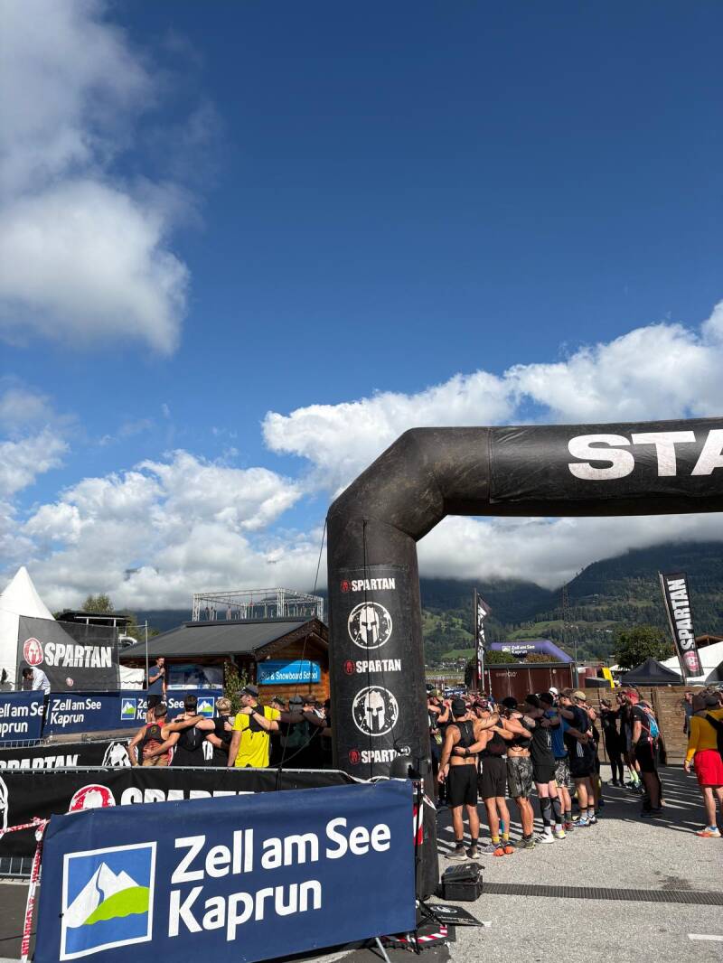 Startbereich beim Spartan Beast in Zell am See-Kaprun
