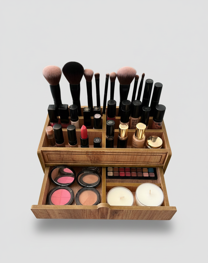 Houten Make-up Organizer met Lade