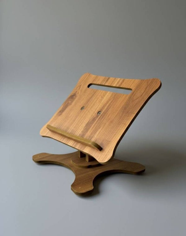 Verstelbare Houten Boekenstandaard & Laptopstandaard | Ergonomisch
