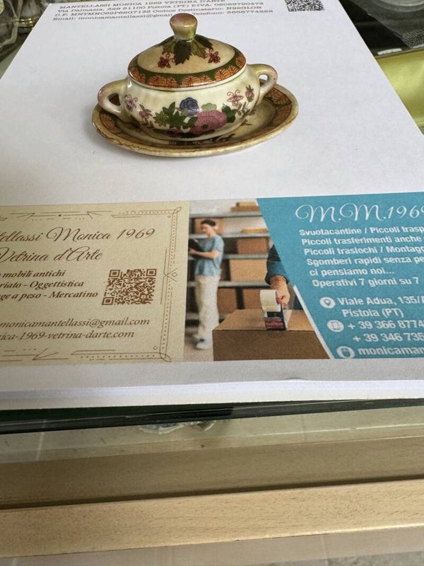 ZUPPIERA IN PORCELLANA