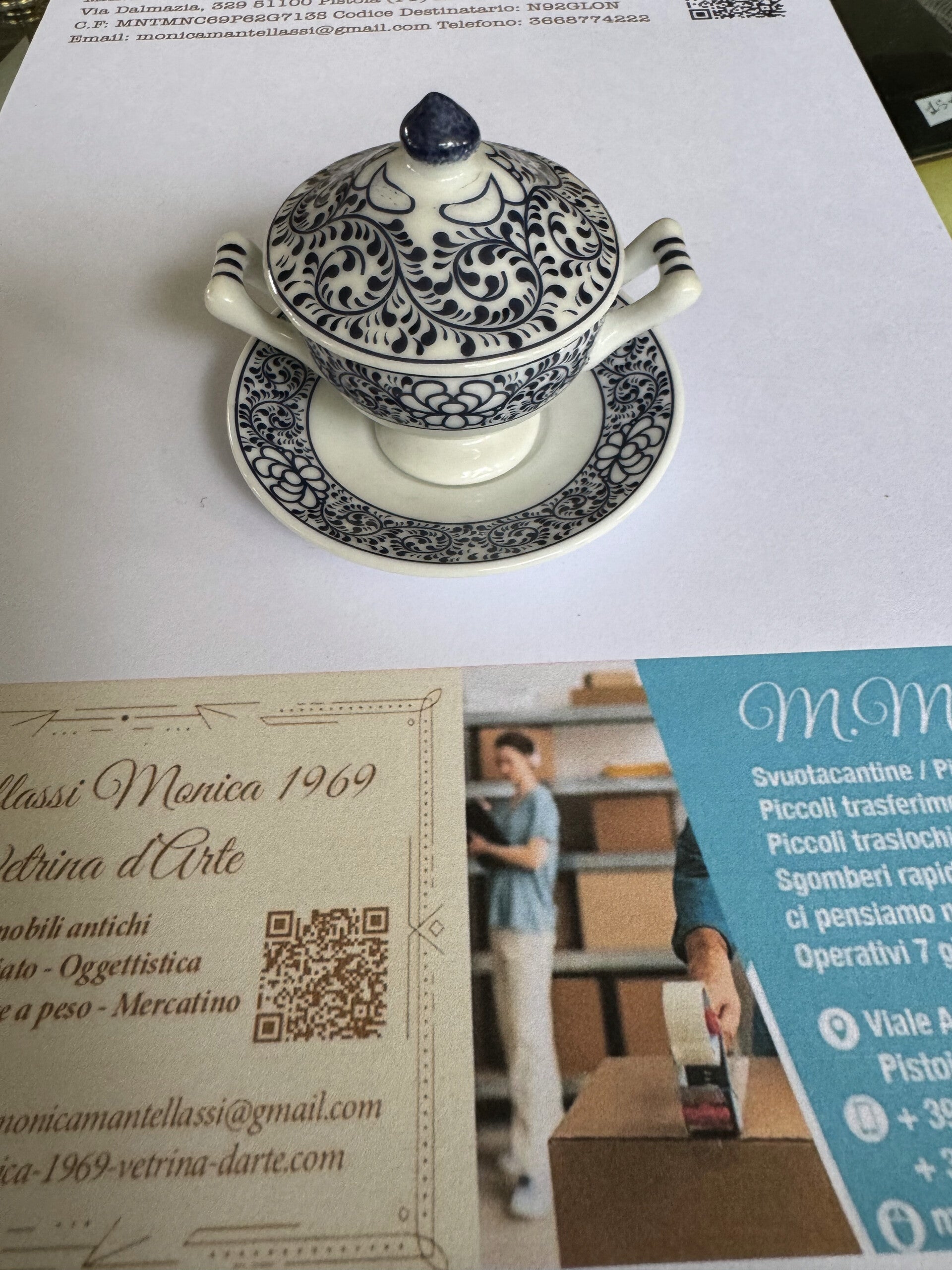 ZUPPIERA IN PORCELLANA