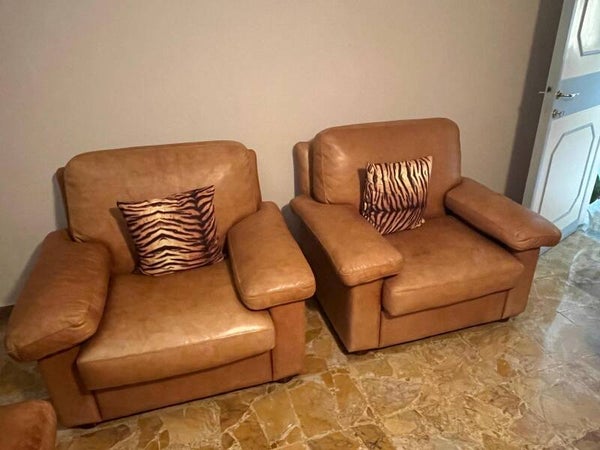 SET POLTRONE IN PELLE