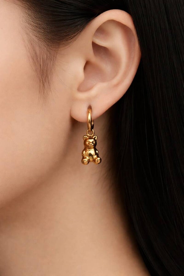 Lolo Yaya: Golden Gummy Bear Oorbellen
