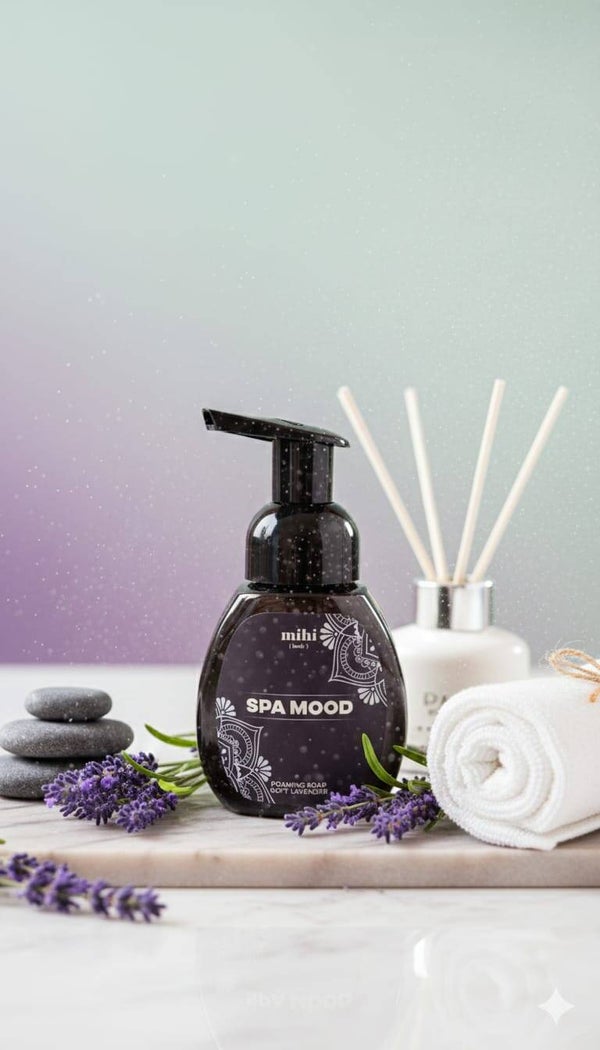 Mihi Spa Mood – Schuimende Zeep: Zachte Lavendel -250ml
