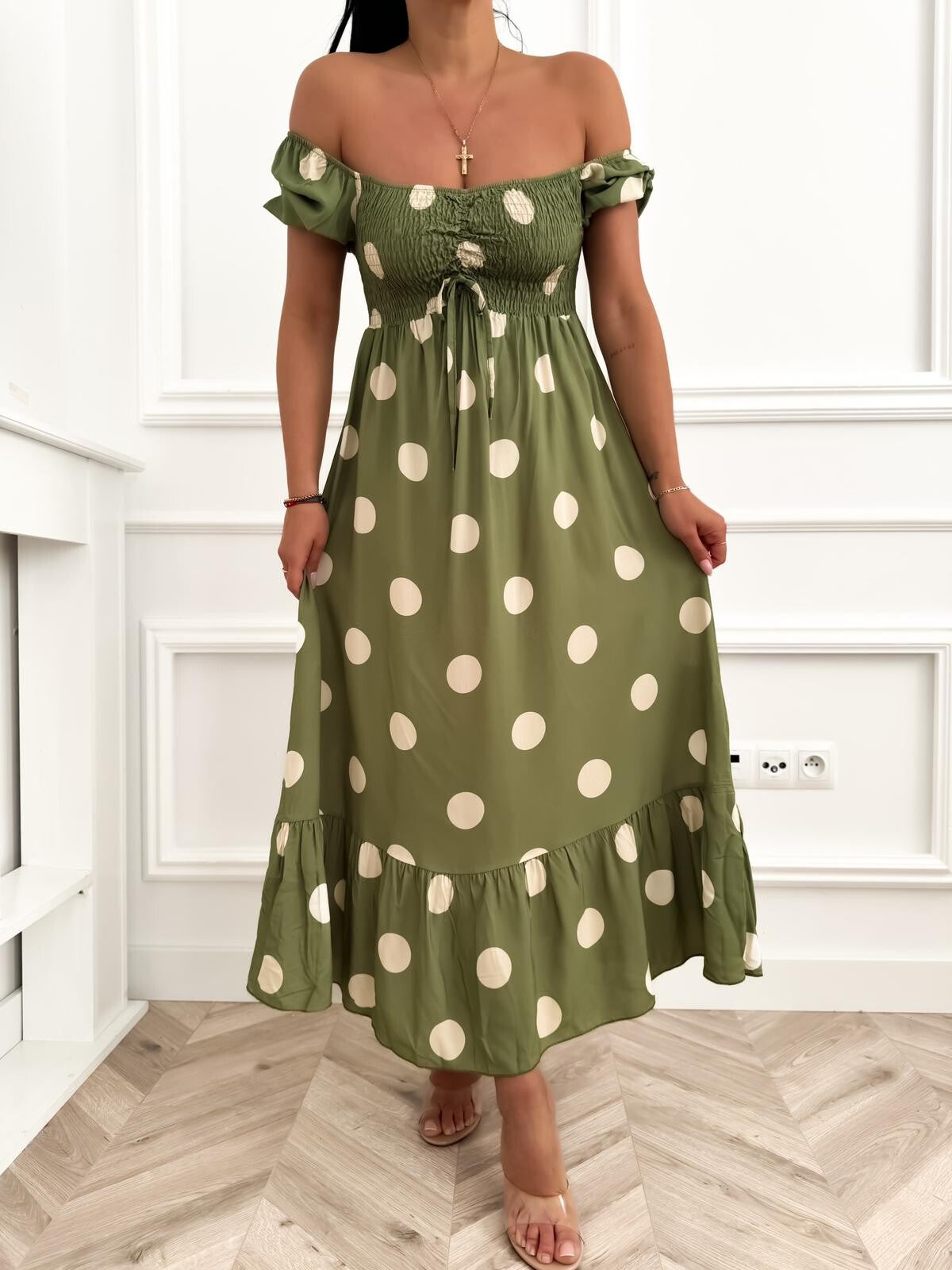 Sukienka Hiszpanka w grochy