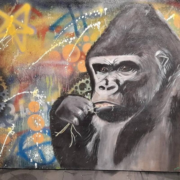 Canvas - Gorilla Graffiti