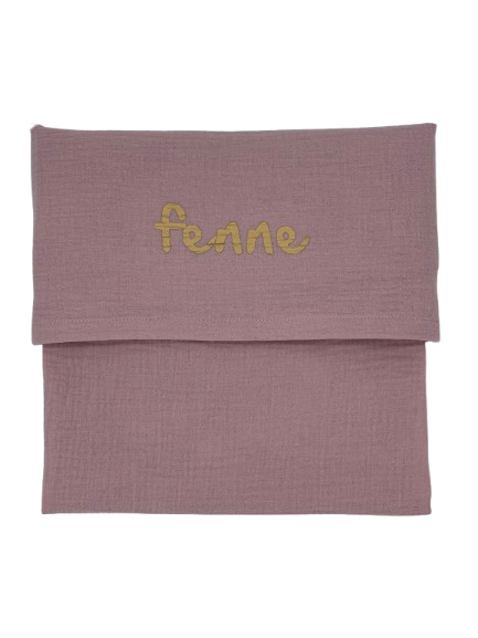 Hydrofiele Lakentje met Naam Roze