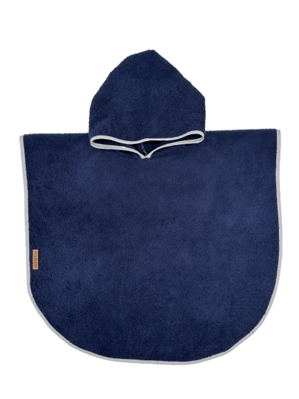 Poncho Donker Blauw