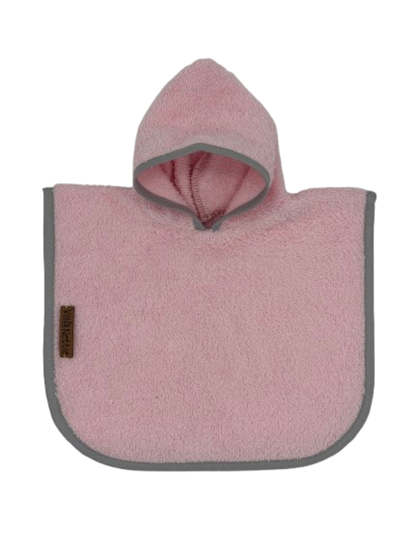 Poppen poncho Roze