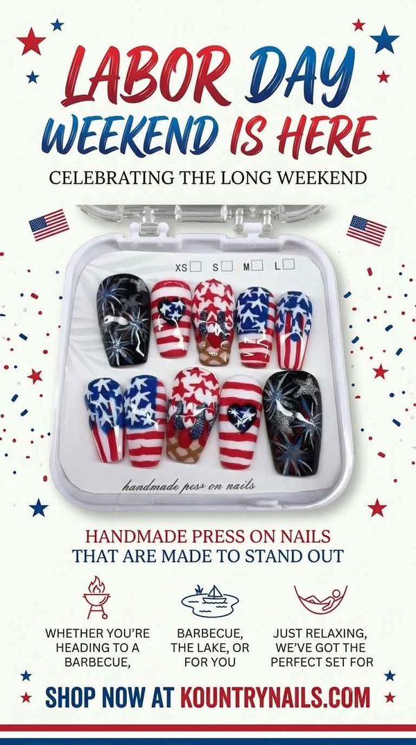 Handmade Labor Day Patriotic