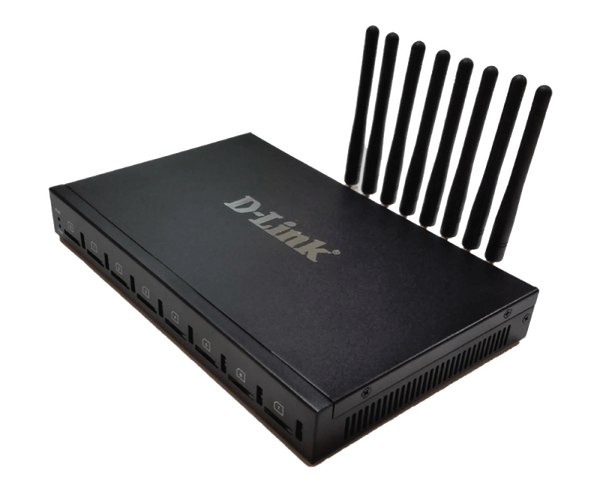 DLINK GATEWAY VOIP GSM 8 SIM CARDS