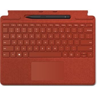 Bundle Capa Teclado MICROSOFT Surface Pro X/Pro 8/Pro 9 + Caneta Stylus Vermelho