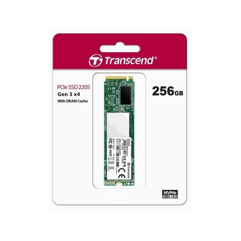 HD INT M.2 256 GB SSD TRANSC. Nvme PCIe 220S