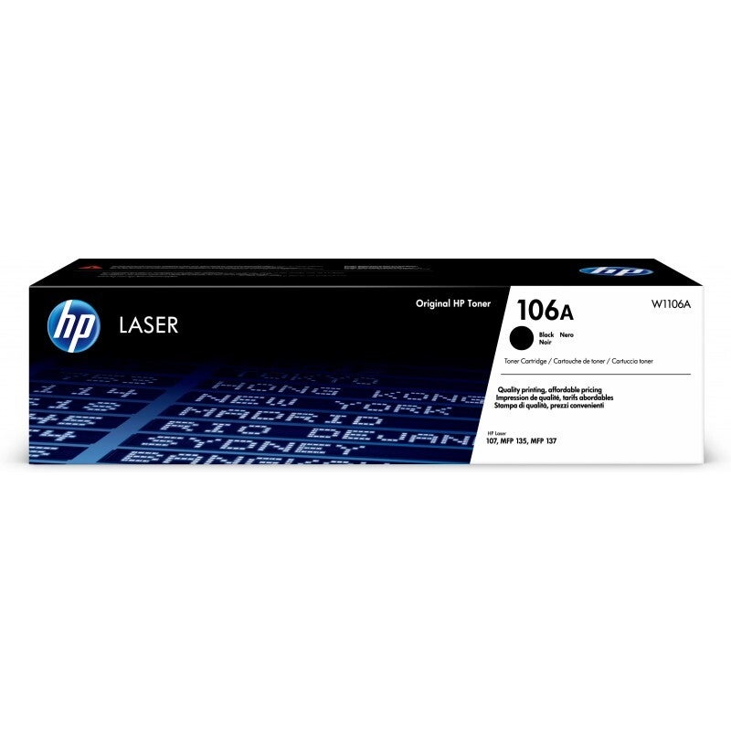 HP TONER 106A PRETO 107/135/137