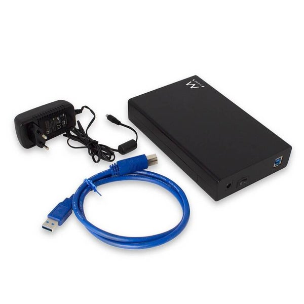 CAIXA EXTE. EWENT HDD 3.5' SATA SSD 3.2 PRETA