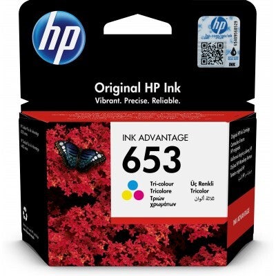 HP TINTEIRO 653 3YM74AE TRICOLOR 6075/6475