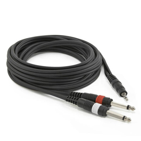 Cabo Mono Jack (x2) - Minijack Stereo, 1m