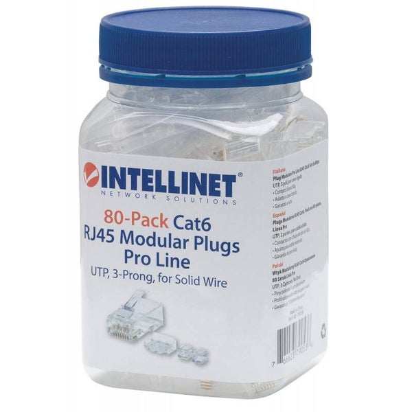CONECTORES INTELLINET CAT6 RJ45 80UN