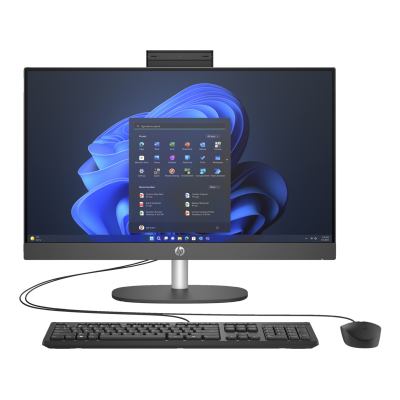 PC HP AIO 240 23.8' I3-N300 FHD 8GB 512 SSD W11P PRETO