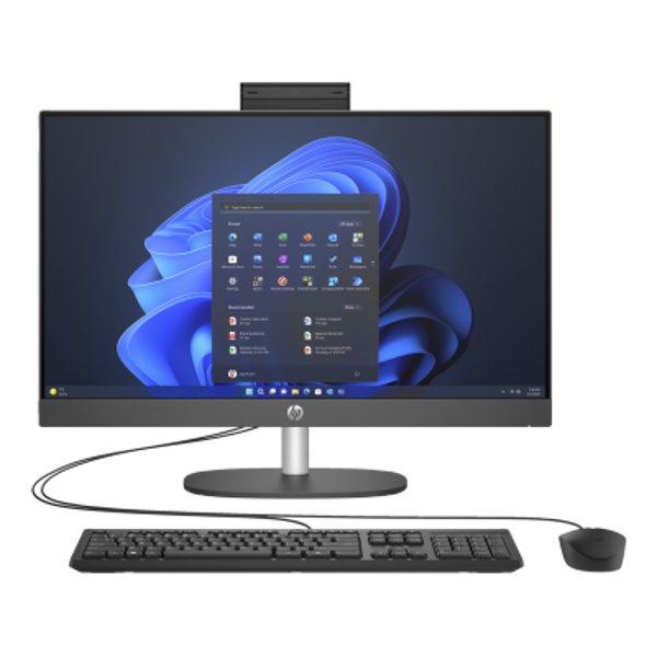 PC HP AIO 240 23.8' I3-N300 FHD 8GB 512 SSD W11P PRETO