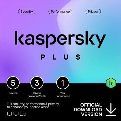 ANTIVIRUS KASPERSKY PLUS 5 PCS