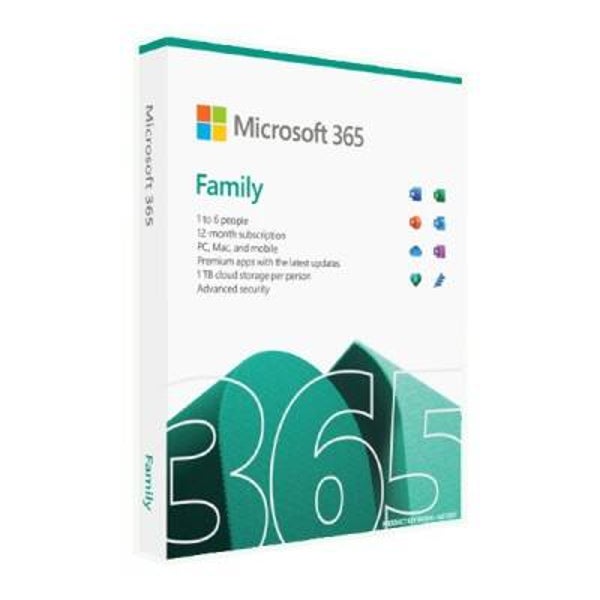 MS OFFICE 365 FAMÍLIA 6PC 1 ANO ESD - 4 + 1 OFERTA