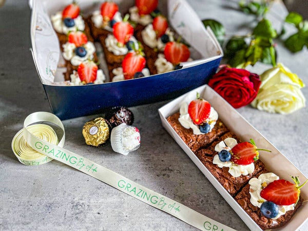 Decadent Fruit-Topped Homemade Brownies