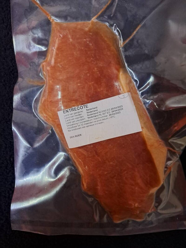 Entrecote extra dun gesneden (150gram)