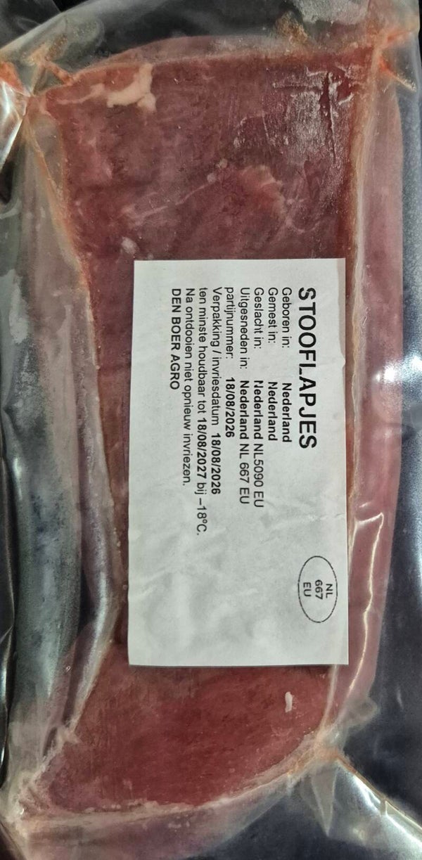 Stooflapje per stuk verpakt circa 150gram