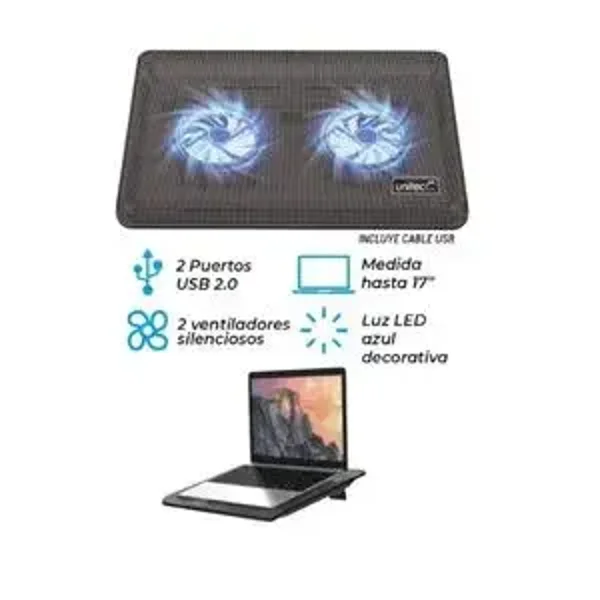 Base Refrigerante 2 Ventiladores Ncp 064