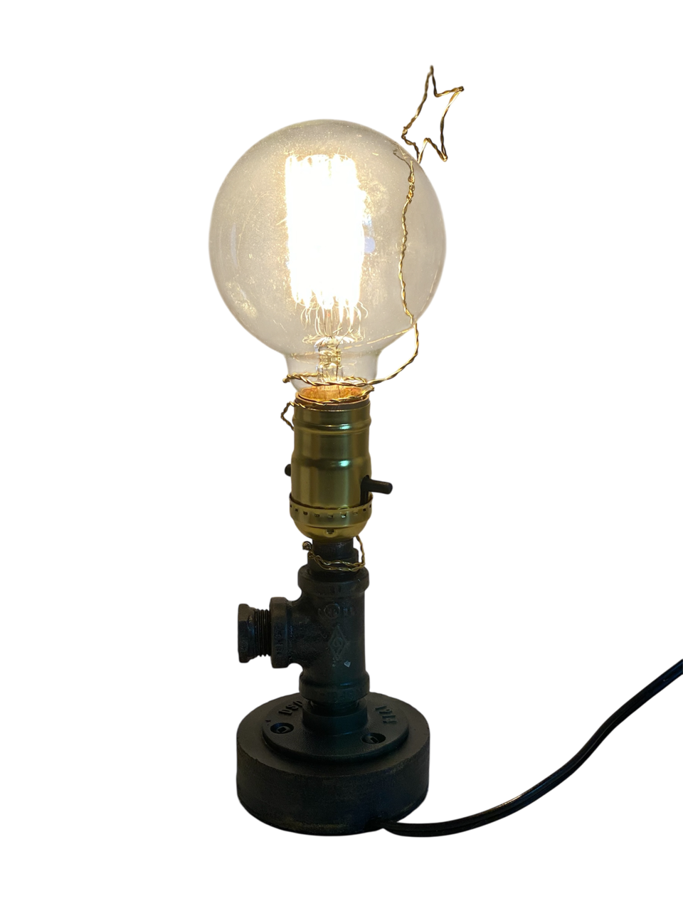 Lampe 1 étoile dorée