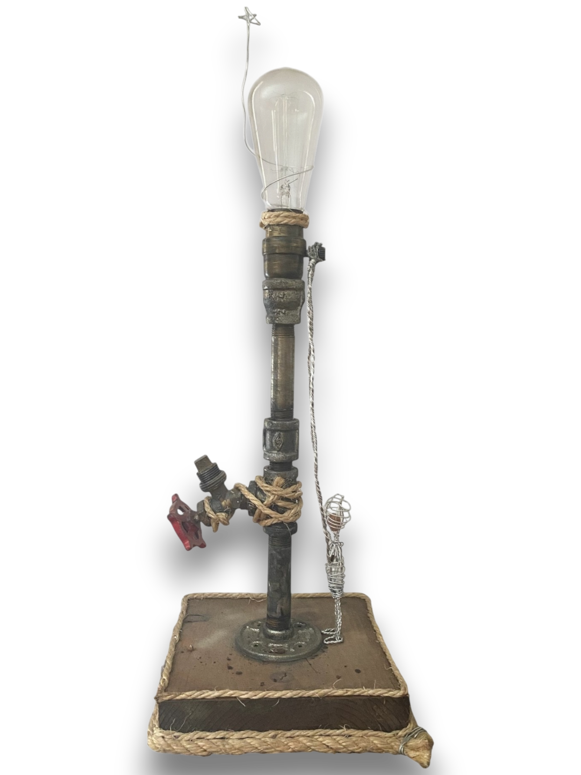 Lampe de table (petit bonhomme aux longs bras)